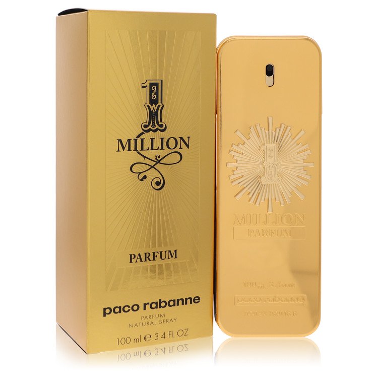 1 Million Parfum by Paco Rabanne For Men - Parfum Spray 100 ml (3.4 oz) 