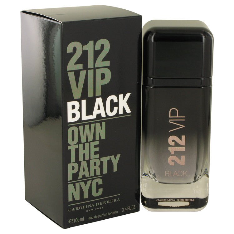 212 VIP Black by Carolina Herrera For Men - Eau De Parfum Spray 100 ml (3.4 oz) 