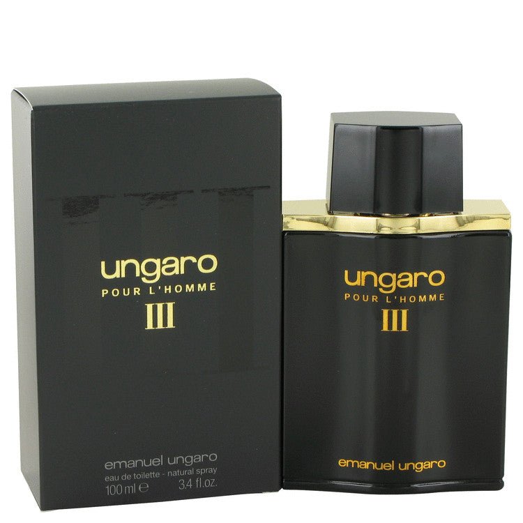 Ungaro Iii by Ungaro For Men - Eau De Toilette Spray (New Packaging) 100 ml (3.4 oz) 