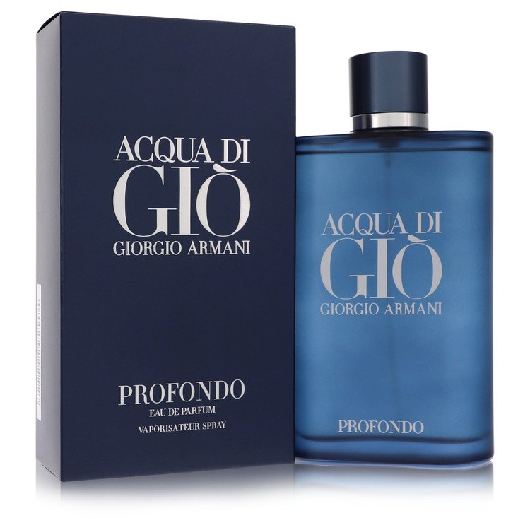 Acqua Di Gio Profondo by Giorgio Armani For Men - Eau De Parfum Spray 6.7 oz