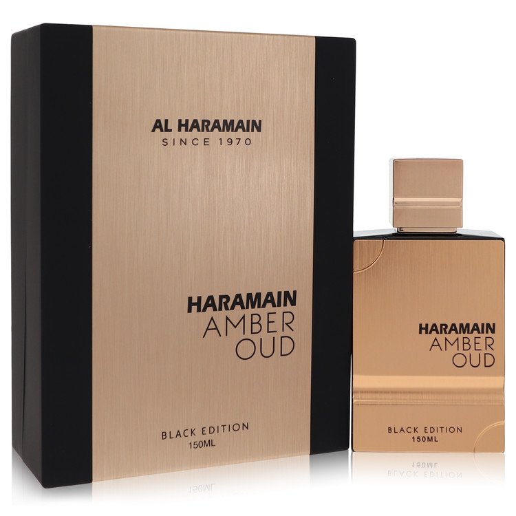 Al Haramain Amber Oud Black Edition by Al Haramain For Men - Gift Set 5 oz 5 oz Eau De Parfum Spray + 0.34 oz Refillable Spray