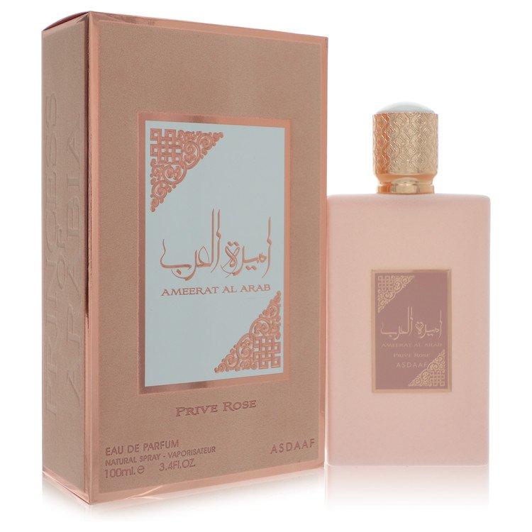 Lattafa Asdaaf Ameerat Al Arab Prive Rose by Lattafa For Women - Eau De Parfum Spray (Unisex) 100 ml (3.4 oz) 