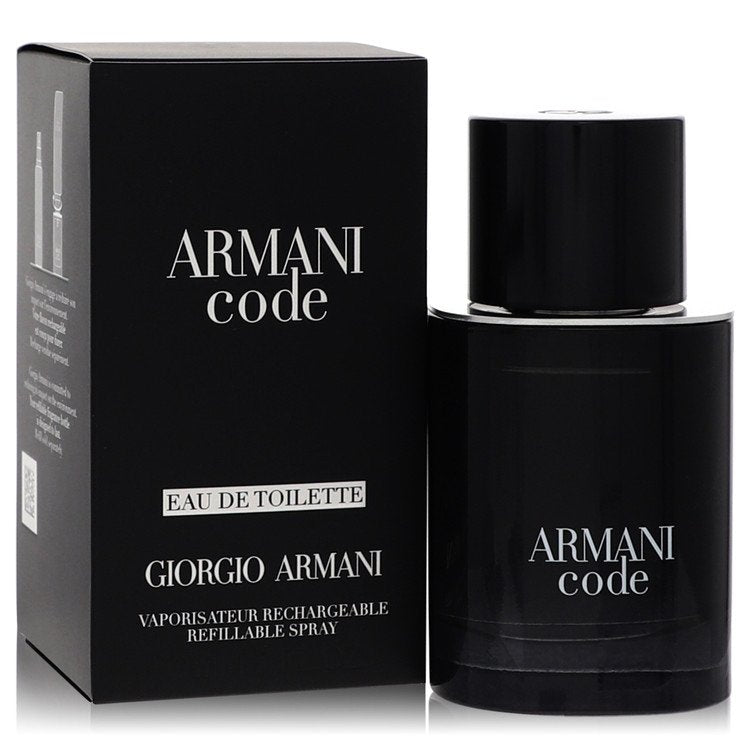 Armani Code by Giorgio Armani For Men - Eau De Toilette Spray Refillable 1.7 oz