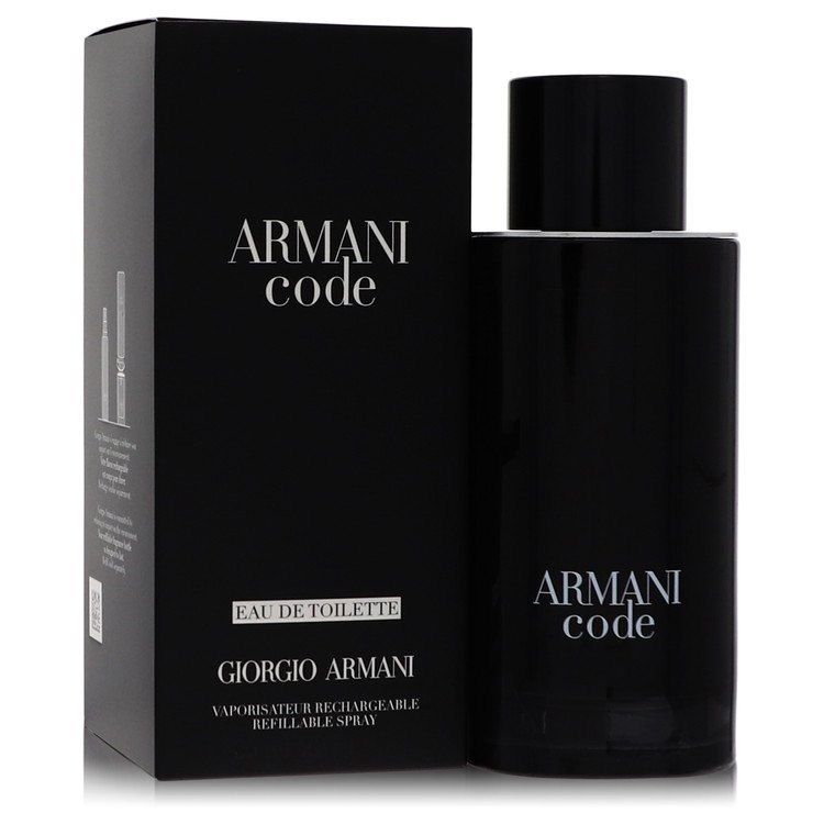 Armani Code by Giorgio Armani For Men - Eau De Toilette Spray Refillable 4.2 oz