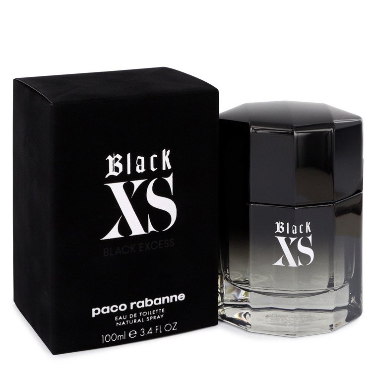 Black XS by Paco Rabanne For Men - Eau De Toilette Spray (2018 New Packaging) 100 ml (3.4 oz) 