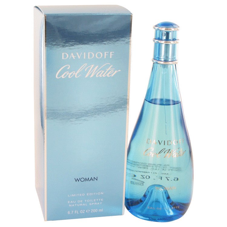 Cool Water by Davidoff For Women - Eau De Toilette Spray 6.7 oz