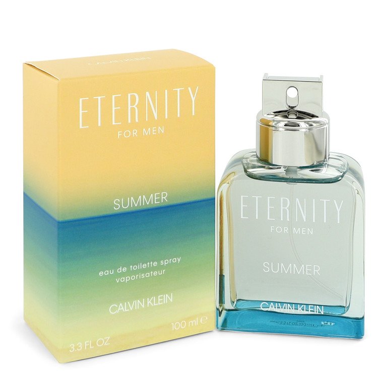 Eternity Summer by Calvin Klein For Men - Eau De Toilette Spray (2019) 3.3 oz 