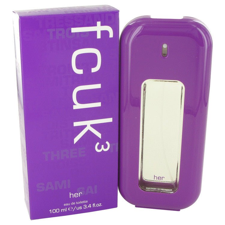 Fcuk 3 by French Connection For Women - Eau De Toilette Spray 100 ml (3.4 oz) 