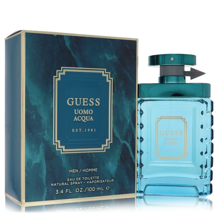 Guess Uomo Acqua by Guess For Men - Eau De Toilette Spray 100 ml (3.4 oz) 