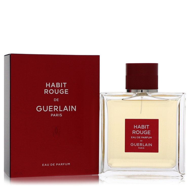 Habit Rouge by Guerlain For Men - Eau De Parfum Spray 100 ml (3.4 oz) 