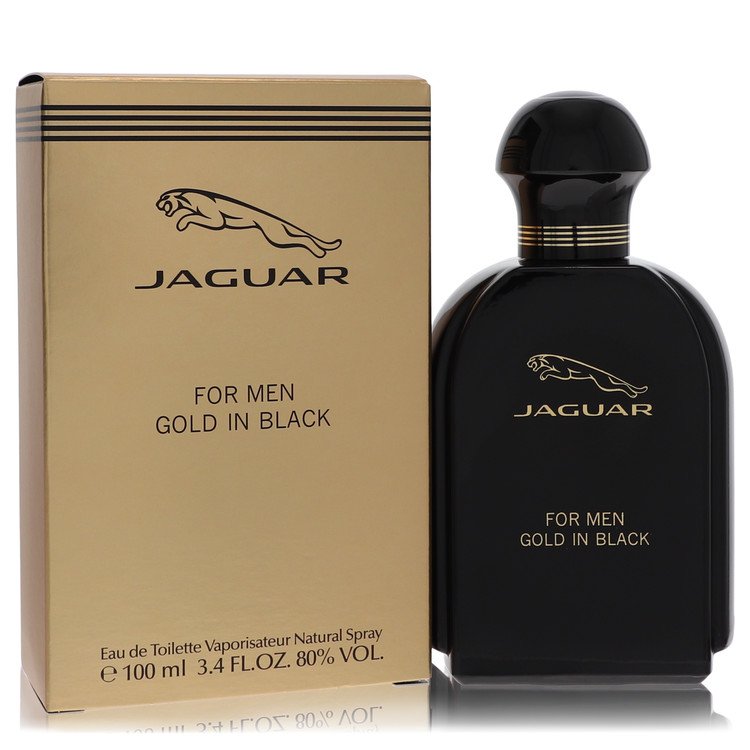 Jaguar Gold In Black by Jaguar For Men - Eau De Toilette Spray 100 ml (3.4 oz) 