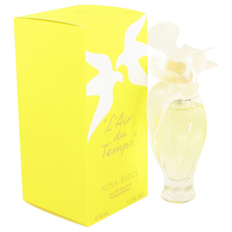 L'Air Du Temps by Nina Ricci For Women - Eau De Toilette Spray With Bird Cap 1.7 oz