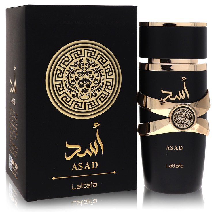 Lattafa Asad by Lattafa For Women - Eau De Parfum Spray (Unisex) 100 ml (3.4 oz) 