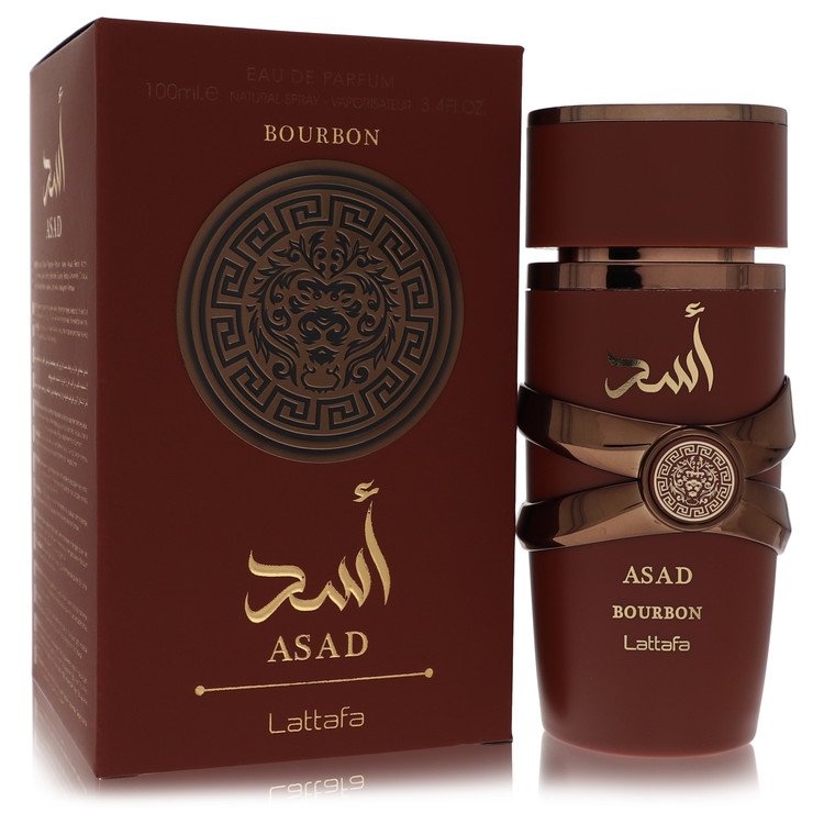 Lattafa Asad Bourbon by Lattafa For Men - Eau De Parfum Spray 100 ml (3.4 oz) 
