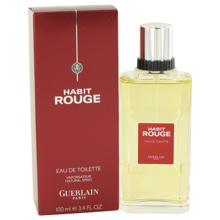 Habit Rouge by Guerlain For Men - Cologne / Eau De Toilette Spray 100 ml (3.4 oz) 