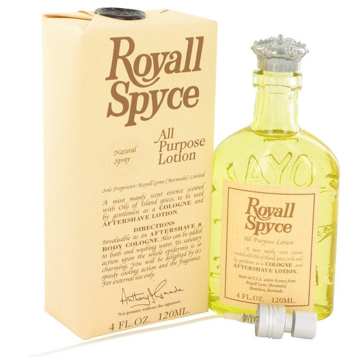 Royall Spyce by Royall Fragrances For Men - All Purpose Lotion / Cologne 4 oz