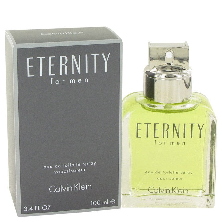 Eternity by Calvin Klein For Men - Eau De Toilette Spray 100 ml (3.4 oz) 