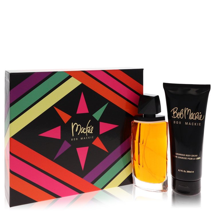 Mackie by Bob Mackie For Women - Gift Set -- 3.4 oz Eau De Toilette Spray + 6.8 oz Body Cream