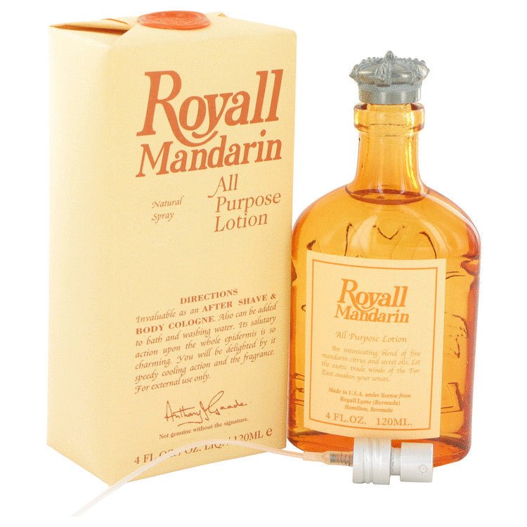 Royall Mandarin by Royall Fragrances For Men - All Purpose Lotion / Cologne 4 oz