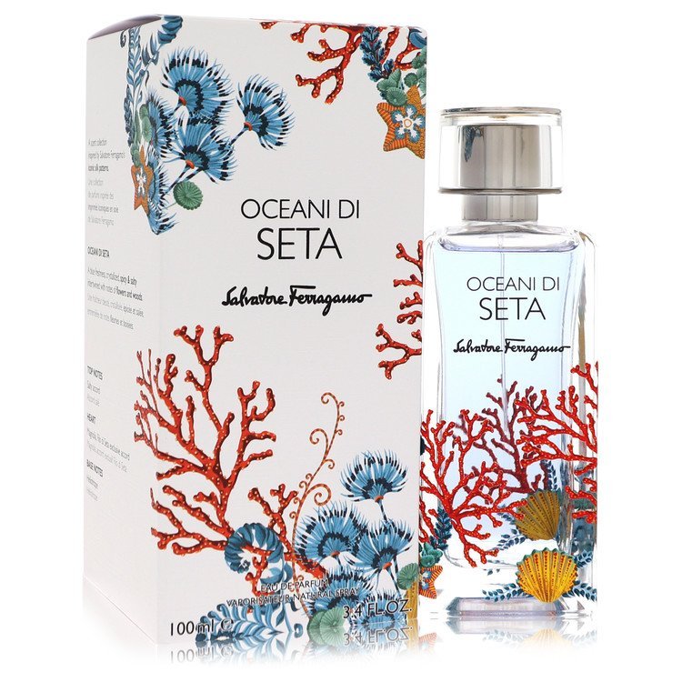 Oceani Di Seta by Salvatore Ferragamo For Women - Eau De Parfum Spray (Unisex) 100 ml (3.4 oz) 