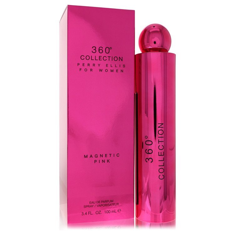 Perry Ellis 360 Collection Magnetic Pink by Perry Ellis For Women - Eau De Parfum Spray 100 ml (3.4 oz) 