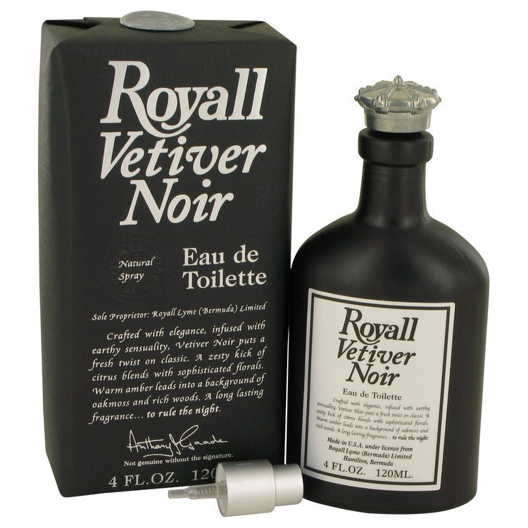Royall Vetiver Noir by Royall Fragrances For Men - Eau de Toilette Spray 4 oz
