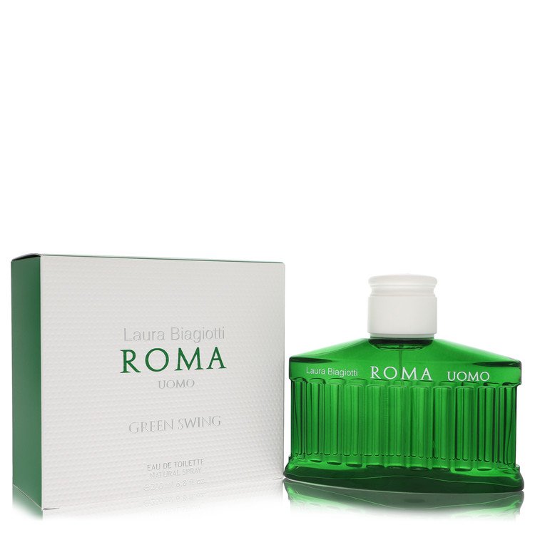 Roma Uomo Green Swing by Laura Biagiotti For Men - Eau De Toilette Spray 6.8 oz