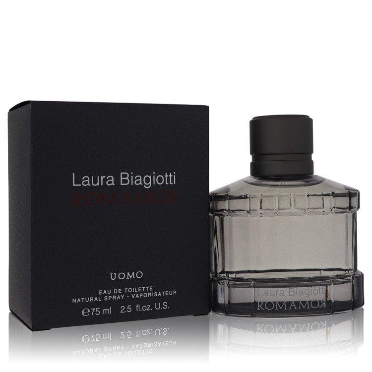 Romamor Uomo by Laura Biagiotti For Men - Eau De Toilette Spray 2.5 oz