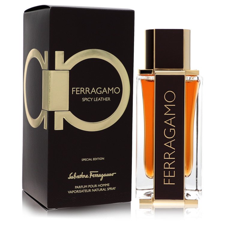 Salvatore Ferragamo Spicy Leather by Salvatore Ferragamo For Men - Eau De Parfum Spray 100 ml (3.4 oz) 
