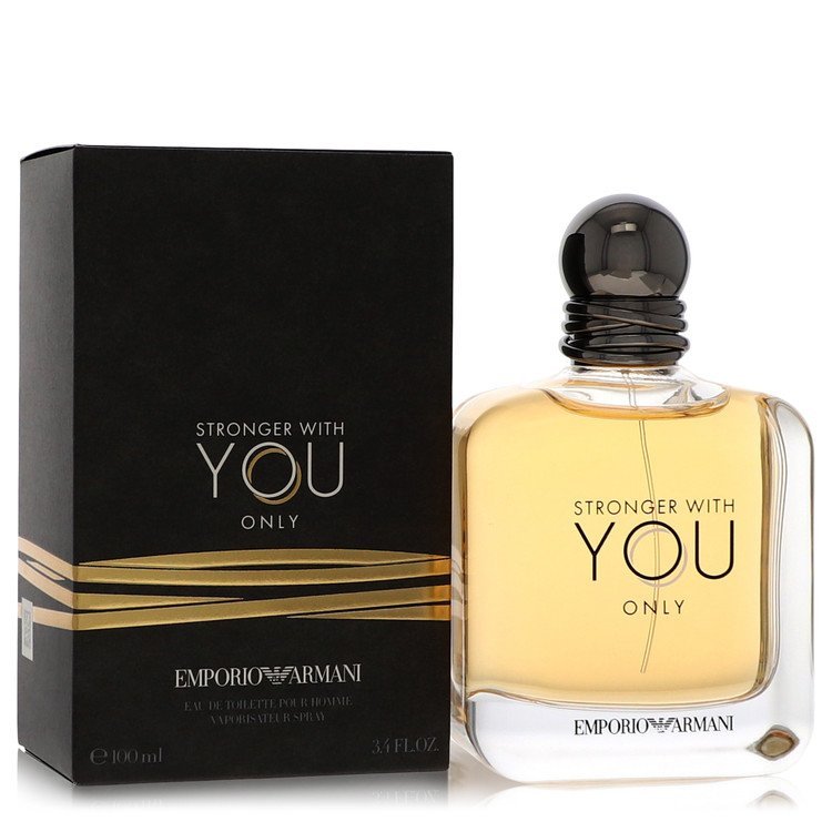 Stronger With You Only by Giorgio Armani For Men - Eau De Toilette Spray 100 ml (3.4 oz) 