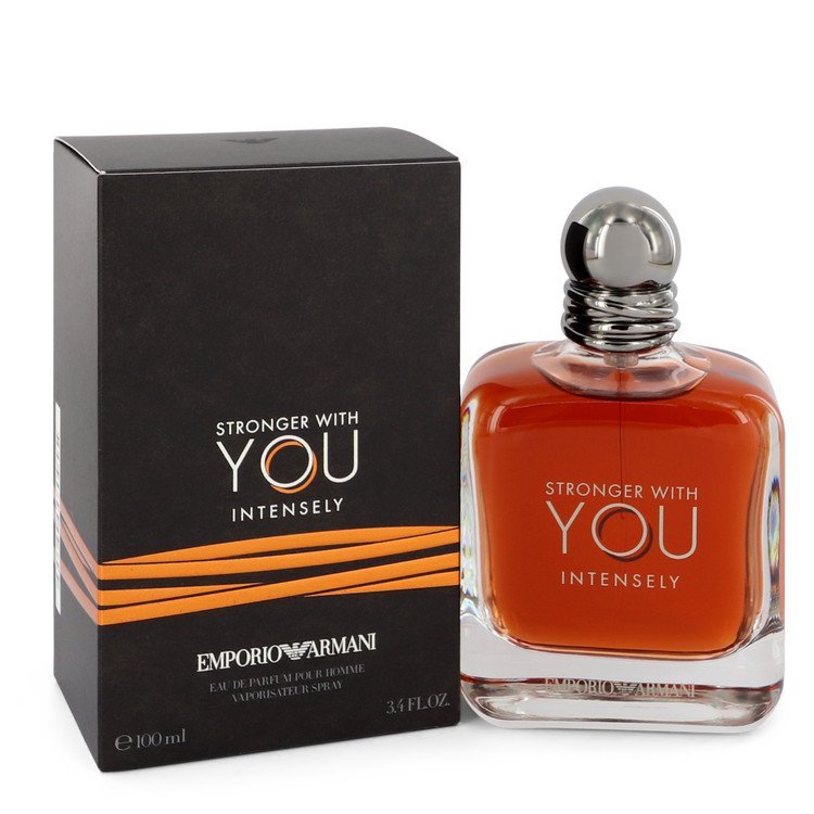 Stronger With You Intensely by Giorgio Armani For Men - Eau De Parfum Spray 100 ml (3.4 oz)  