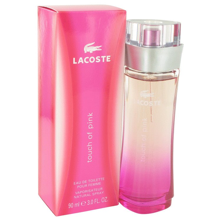 Touch of Pink by Lacoste For Women - Eau De Toilette Spray 3 oz