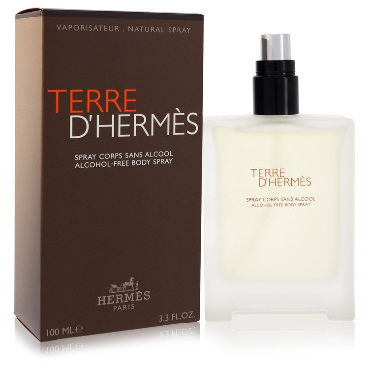 Terre D'Hermes by Hermes For Men - Body Spray (Alcohol Free) 3.3 oz
