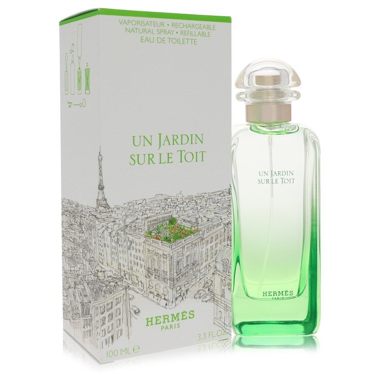 Un Jardin Sur Le Toit by Hermes For Women - Eau De Toilette Spray 3.3 oz