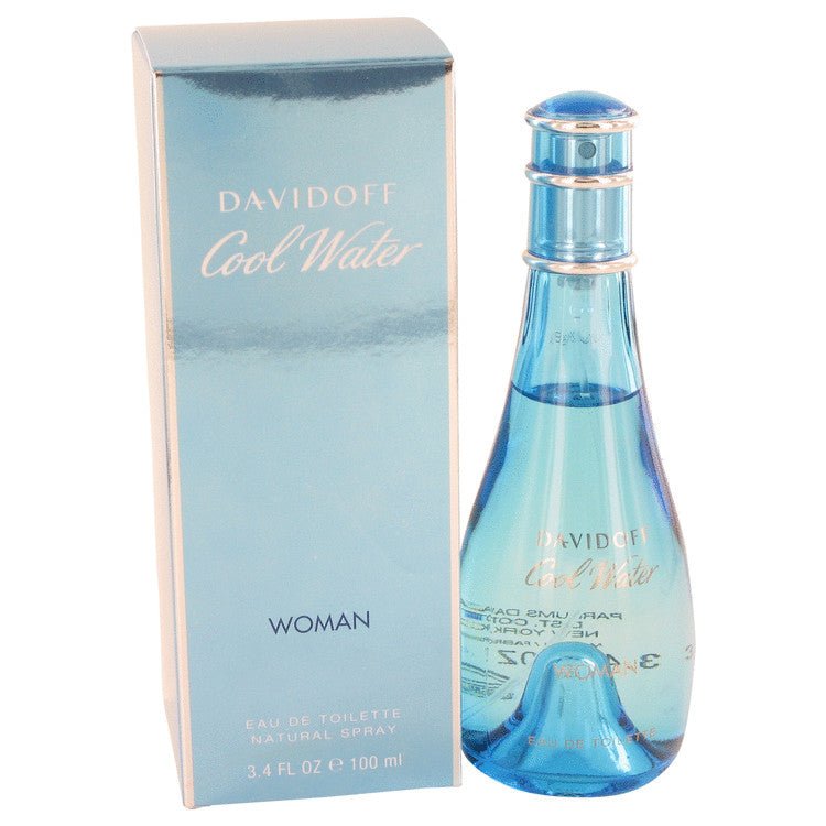 Cool Water by Davidoff For Women - Eau De Toilette Spray 100 ml (3.4 oz) 