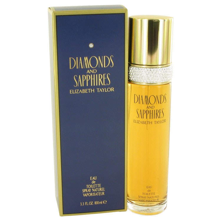 DIAMONDS & Sapphires by Elizabeth Taylor For Women - Eau De Toilette Spray 100 ml (3.4 oz) 