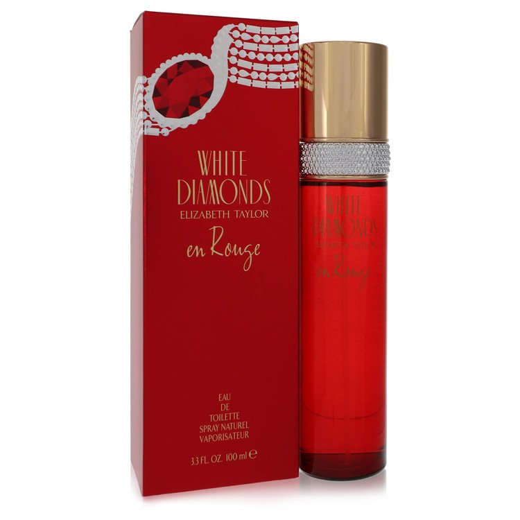 White Diamonds En Rouge by Elizabeth Taylor For Women - Eau De Toilette Spray 3.3 oz