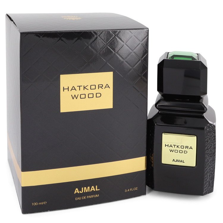 Hatkora Wood by Ajmal For Men - Eau De Parfum Spray (Unisex) 100 ml (3.4 oz) 