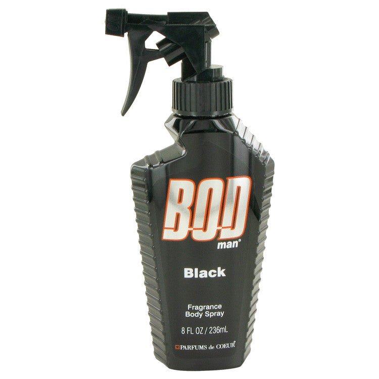 Bod Man Black by Parfums De Coeur For Men - Body Spray 8 oz