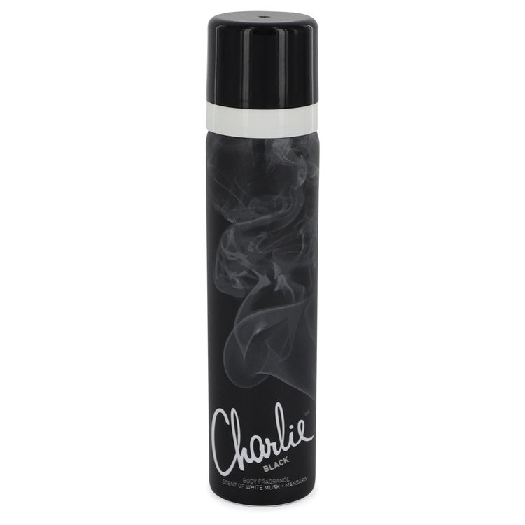 Charlie Black by Revlon For Women - Body Fragrance Spray 2.5 oz