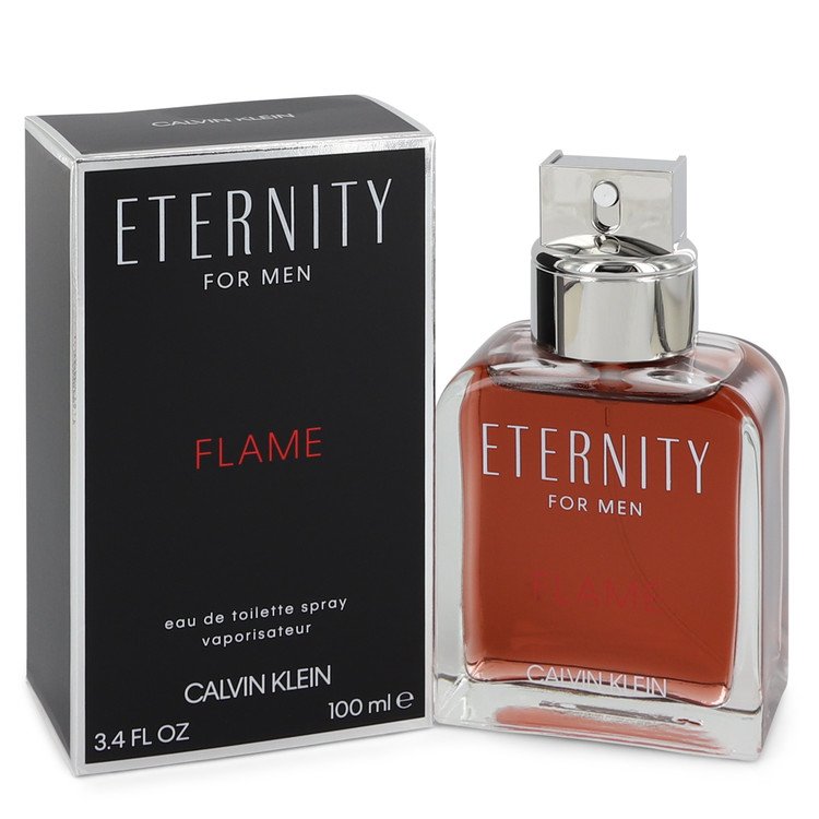 Eternity Flame by Calvin Klein For Men - Eau De Toilette Spray 100 ml (3.4 oz) 