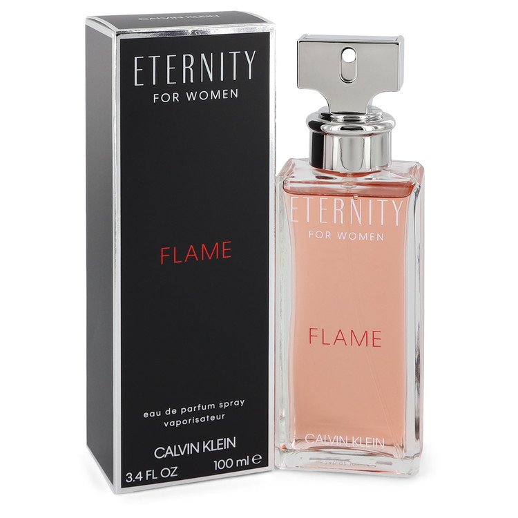 Eternity Flame by Calvin Klein For Women - Eau De Parfum Spray 100 ml (3.4 oz) 