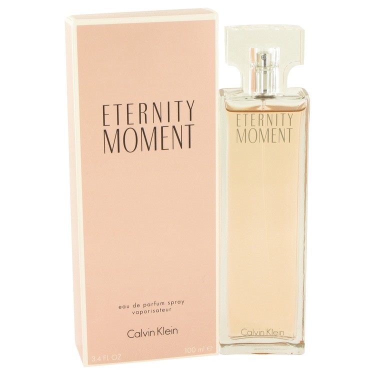 Eternity Moment by Calvin Klein For Women - Eau De Parfum Spray 100 ml (3.4 oz) 