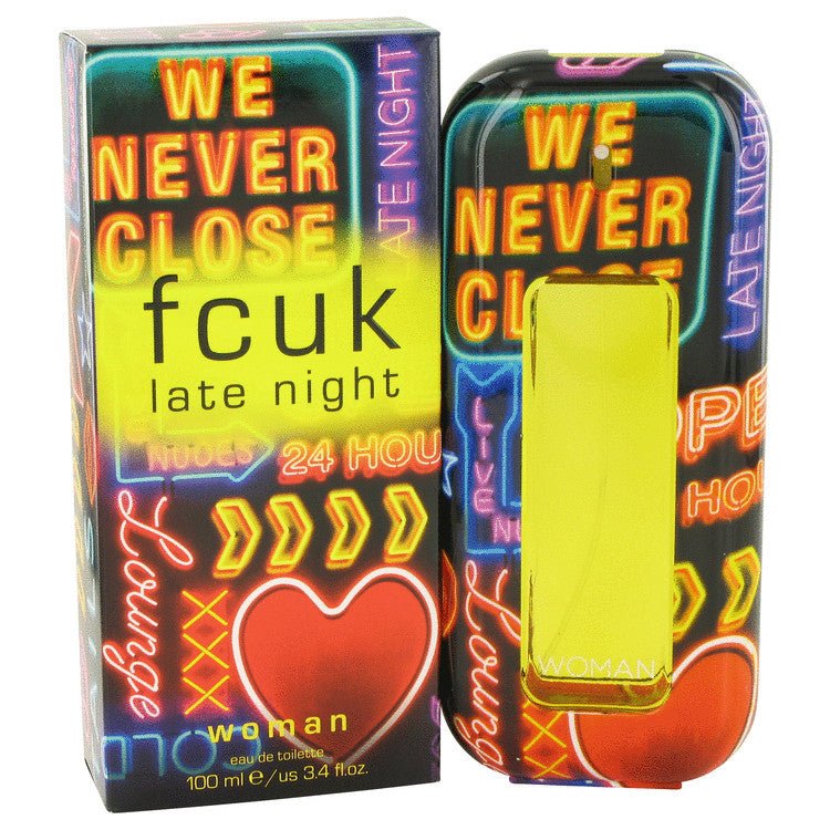 FCUK Late Night by French Connection For Women - Eau De Toilette Spray 100 ml (3.4 oz) 