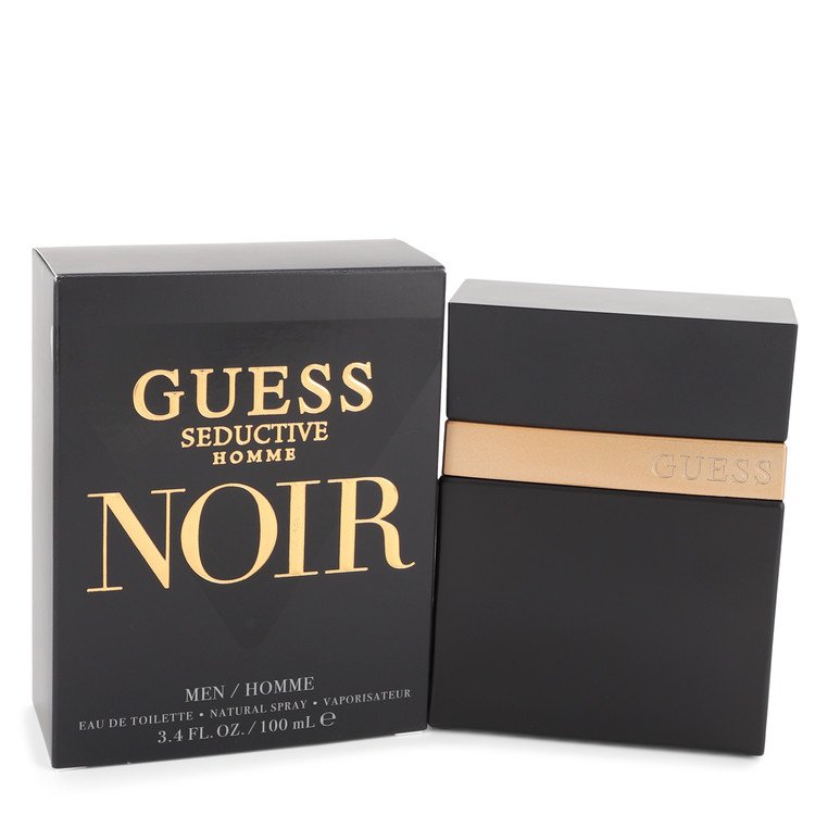 Guess Seductive Homme Noir by Guess For Men - Eau De Toilette Spray 100 ml (3.4 oz) 