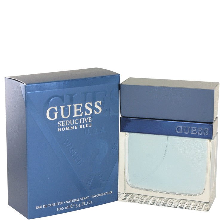 Guess Seductive Homme Blue by Guess For Men - Eau De Toilette Spray 100 ml (3.4 oz) 
