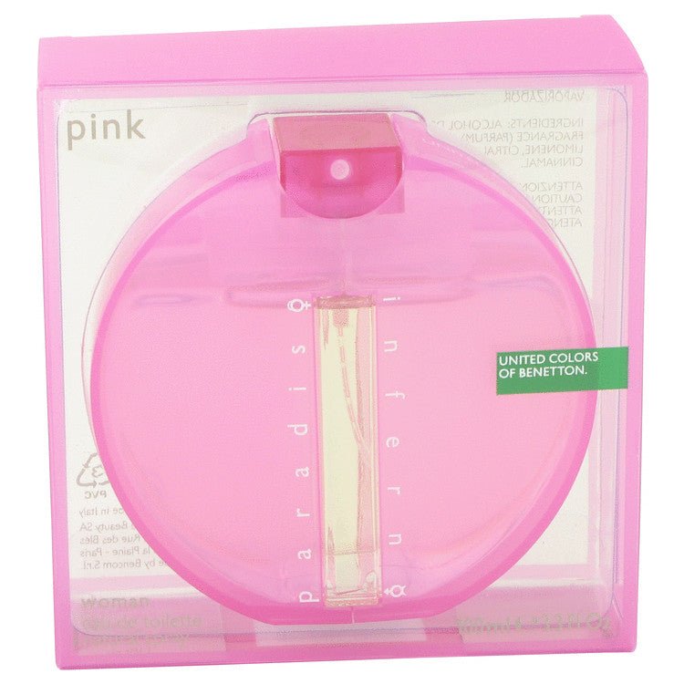 Inferno Paradiso Pink by Benetton For Women - Eau De Toilette Spray 100 ml (3.4 oz) 