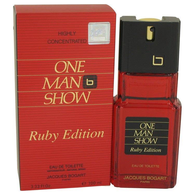 One Man Show Ruby by Jacques Bogart For Men - Eau De Toilette Spray 3.3 oz