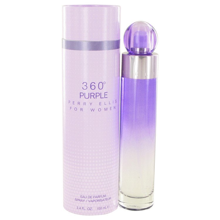 Perry Ellis 360 Purple by Perry Ellis For Women - Eau De Parfum Spray 100 ml (3.4 oz) 