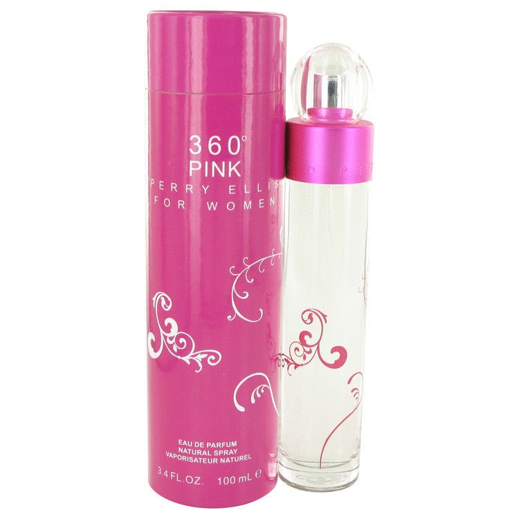 perry ellis 360 Pink by Perry Ellis For Women - Eau De Parfum Spray 100 ml (3.4 oz) 
